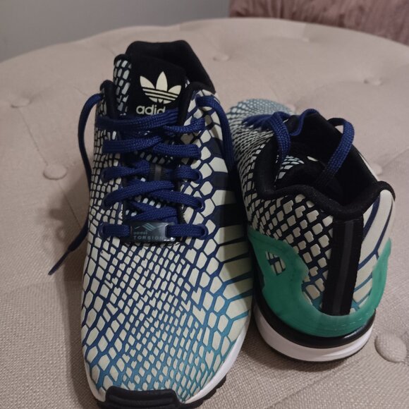 Adidas Originals Zx flux xeno glow in the dark 3M reflective sneakers - Picture 5 of 6